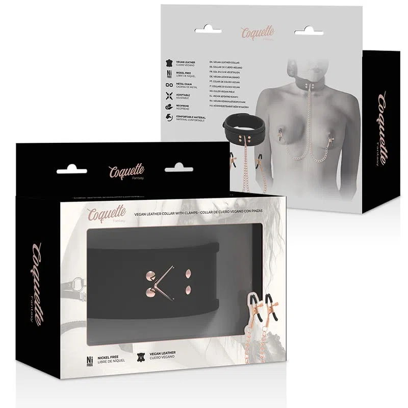 Sexy collare con pinzette per capezzoli nipple clamp bdsm pinzette capezzoli giorcvhie erotici di coppia feticismo bondage