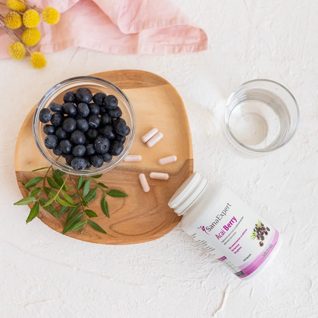 SanaExpert Acai Berry Pack 3. Integratore antiossidante con puro estratto di bacche di Acai alto dosaggio 4000 mg. (120 compresse ogni confezione) Ingredienti naturali. Prodotto in Germania.