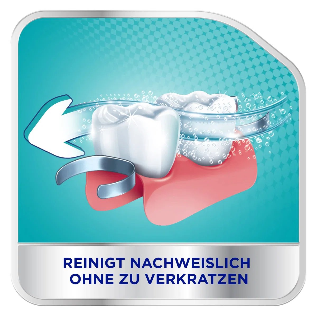 Corega Detergente intensivo in ABS per dentieri, protezione completa per protesi rimovibili/terzi denti, 1 x 108 pastiglie per la pulizia dei denti