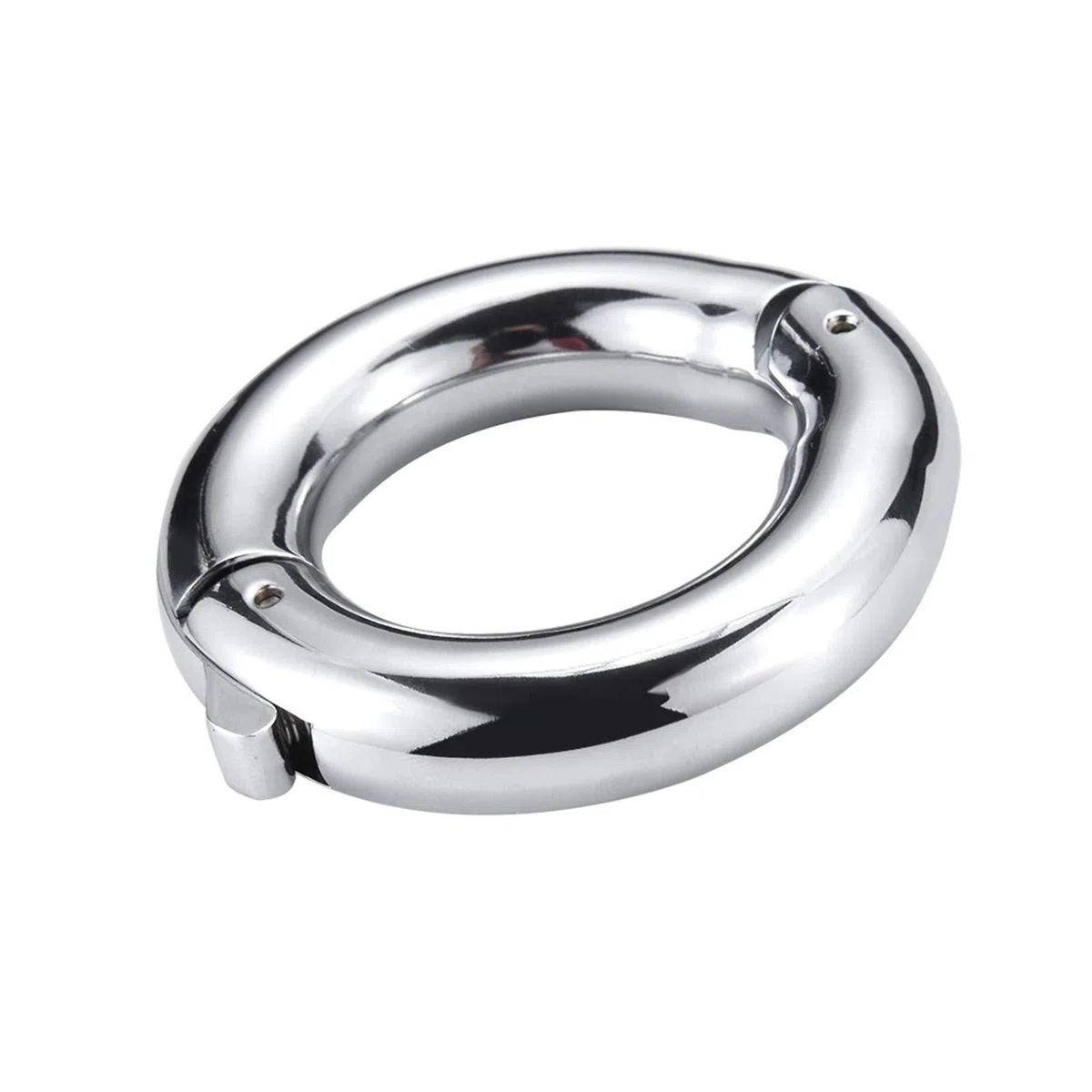 SeLgurFos Anelli del testicolo per gli uomini, diametro regolabile dell'anello del pene 30-40mm, materiale in lega di zinco Anello di ritardo del peso Anello maschile Giocattoli del sesso (small)