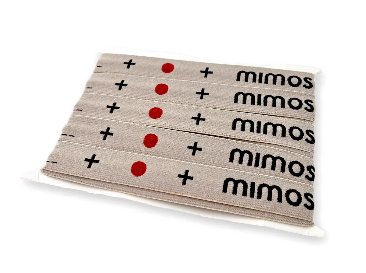 Mimos Fascia elastica V2.0 (confezione da 10) - Fascia di riferimento per le misurazioni con craniometro Mimos.
