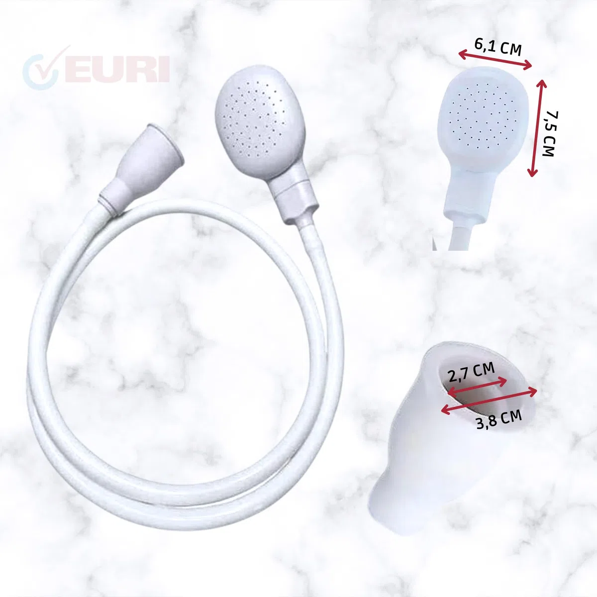 EURI | Set Lavatesta portatile per la casa | Lavatesta portatile | Lavatesta per letto e sedute