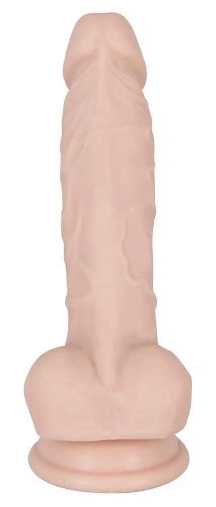 You2Toys Fallo Realistico con Ventosa e Testicoli in Puro Silicone Medicale 18 X 3,6 cm