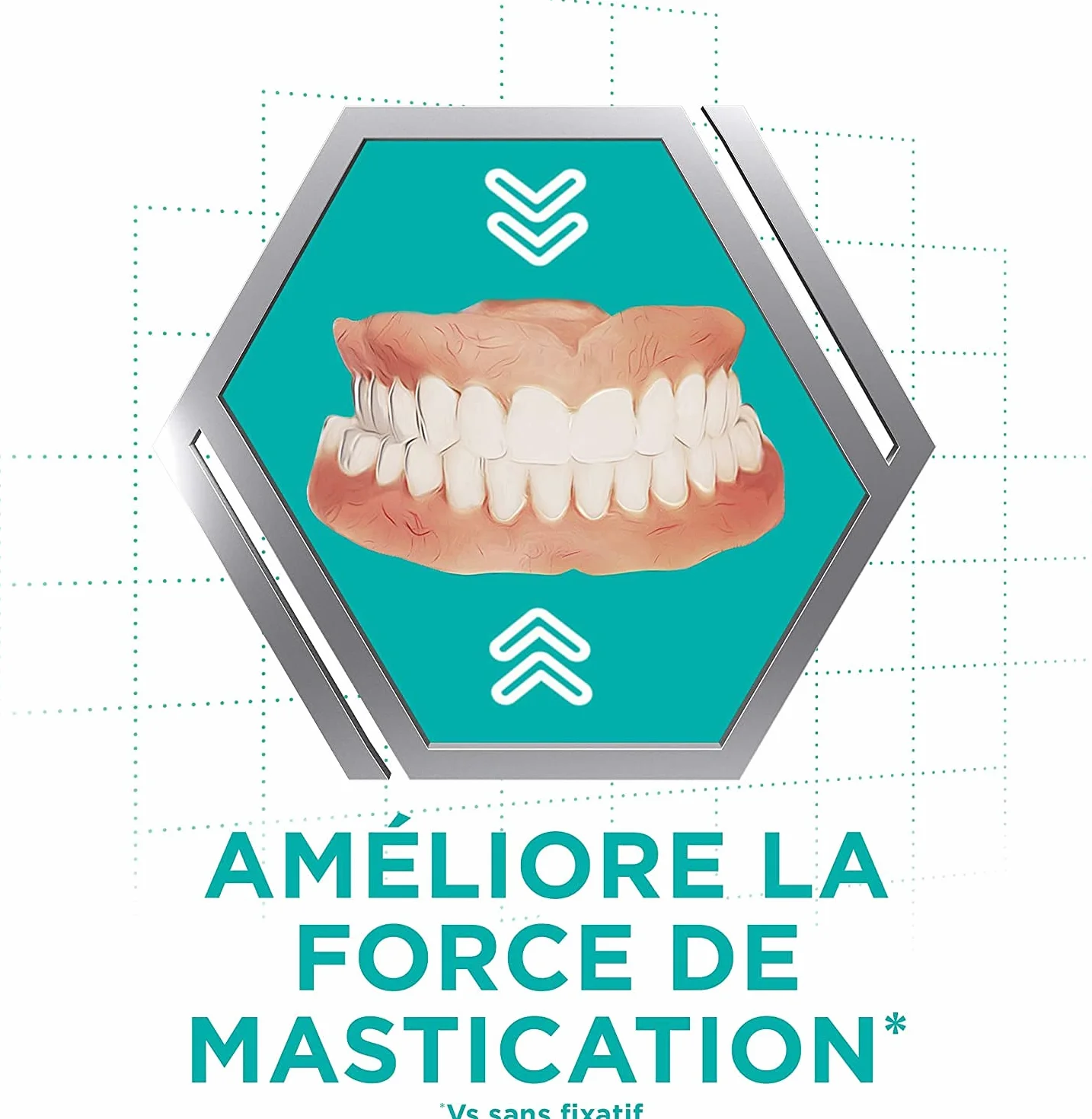 Polident Crema fissativa forte per tutto il giorno, per protesi dentali parziali o complete, confezione da 6 x 40 g