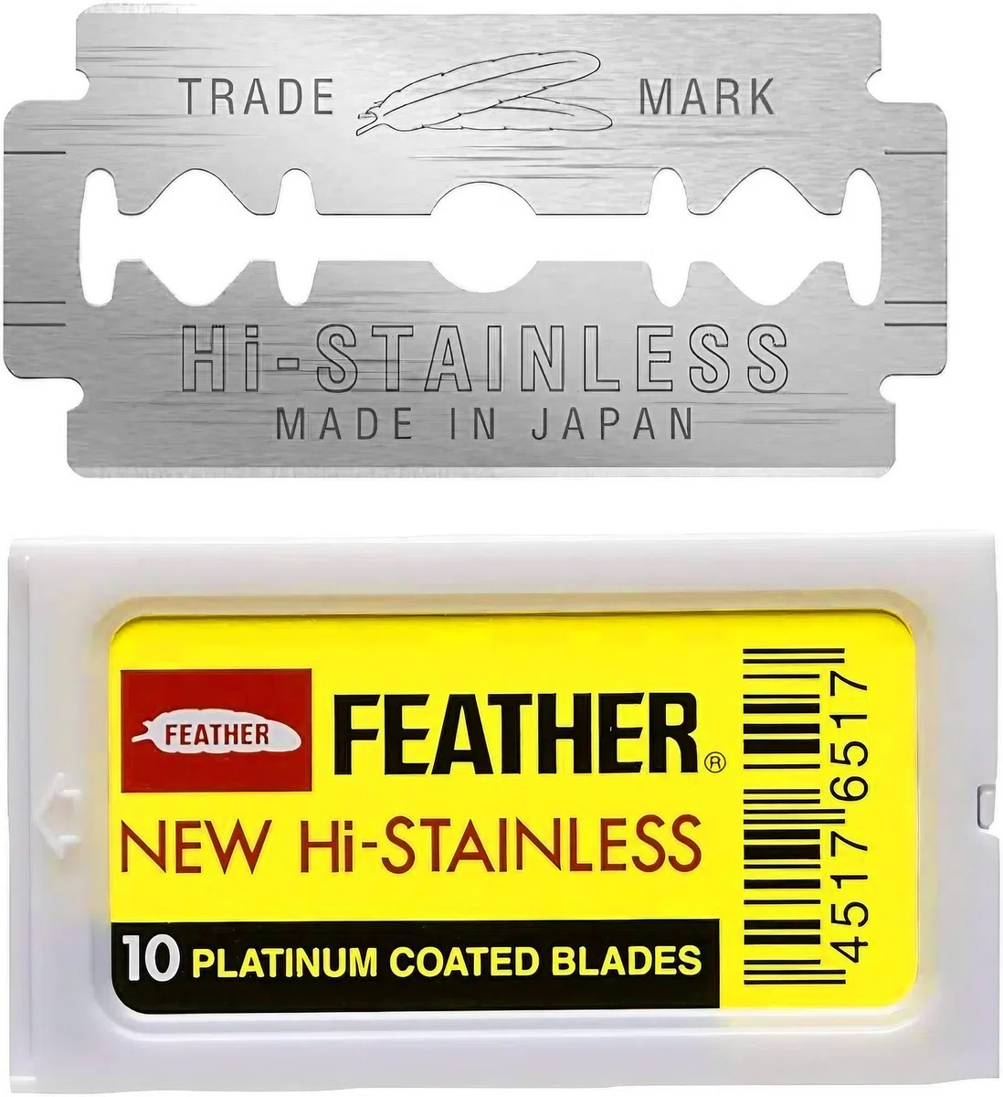 Feather - 100 lamette da Barba a Doppio Filo