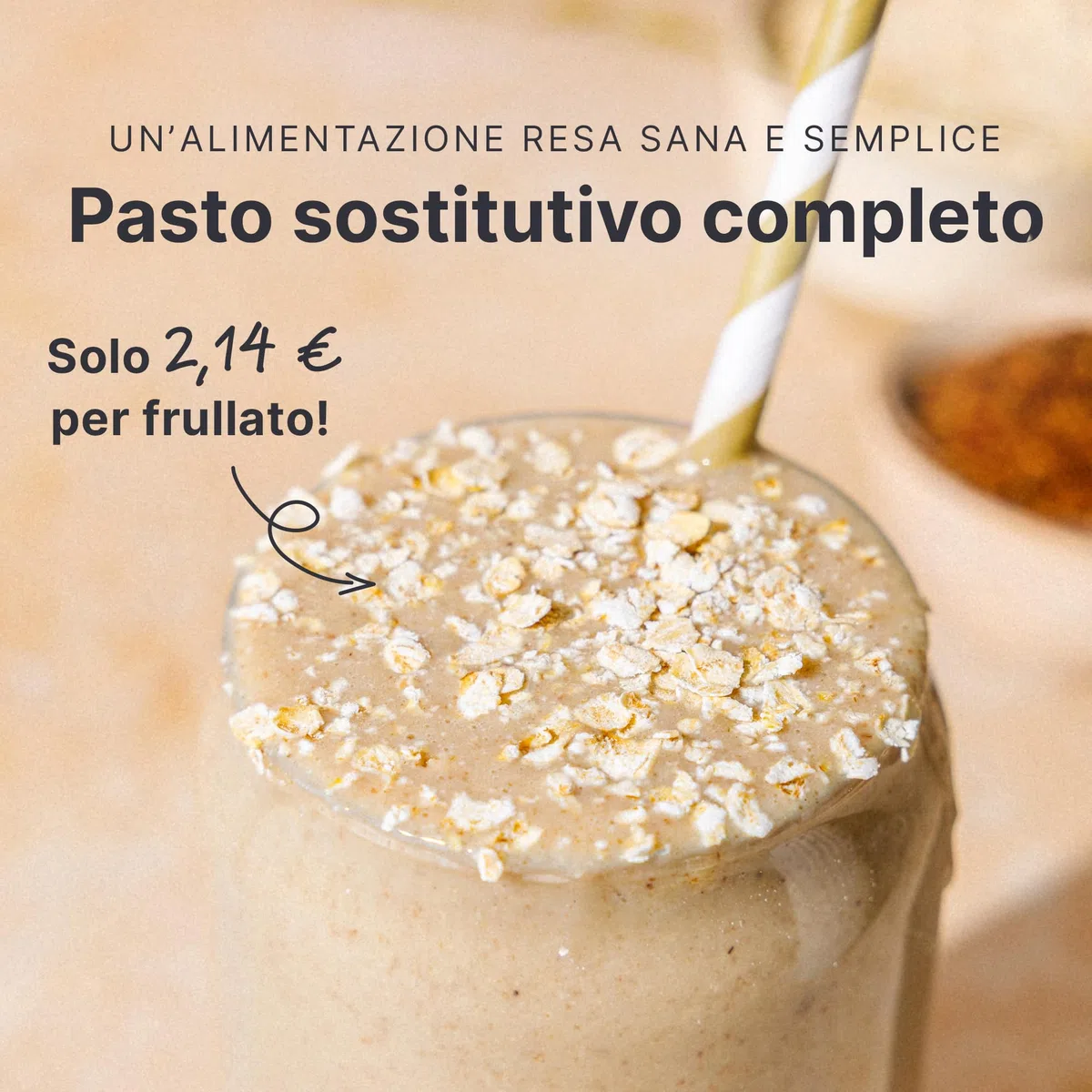 SHEKO - Frullato sostitutivo del pasto vegano - 14 frullati per barattolo - Alto contenuto proteico - Gusto naturale - Frullato dimagrante - Dieta (700 g), Pure)