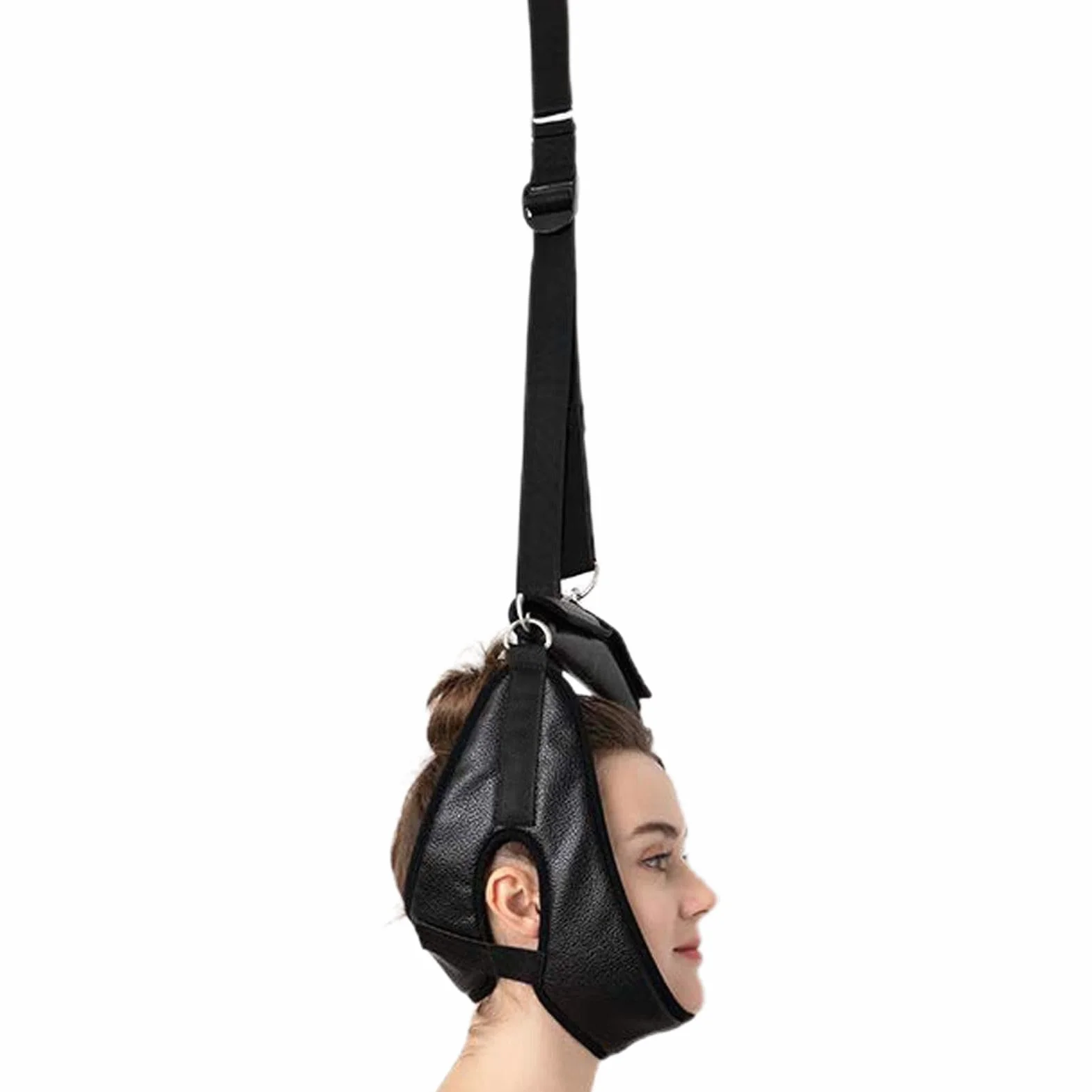 Raddrizzatore cervicale portatile – trazione per il collo | Set di allungamento della colonna vertebrale sopra la porta | Correzione della trazione del collo | Dispositivo di trazione per il collo |