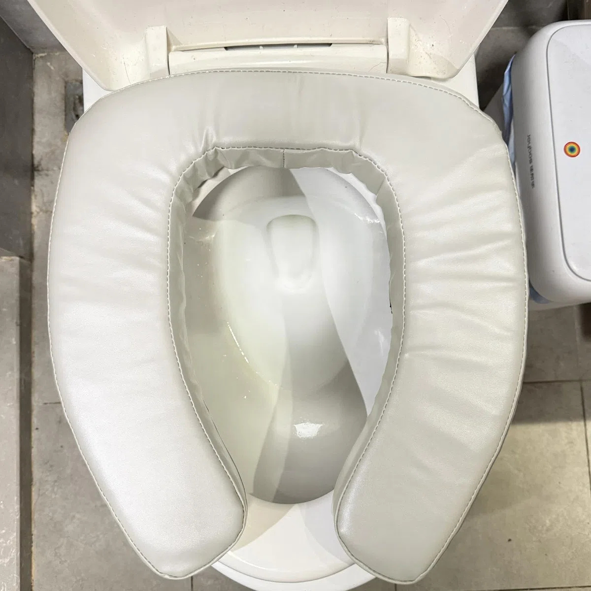 Sedile Per Water Alzato, Sedile Wc Rialzato, Alza Water Per Alzare Il Waters Con Imbottito - Per Anziani Sicurezza Assistenza Casa Viaggio Ospedale Bagno Ristorante