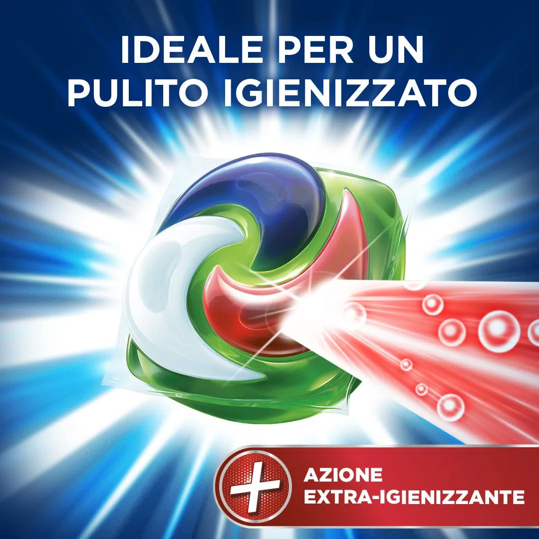 Dash Power Pods Detersivo Lavatrice In Capsule, 105 Lavaggi (35x3), Azione Extra-Igienizzante, Contro Sporco E Batteri, Efficace Anche A Freddo E In Cicli Brevi