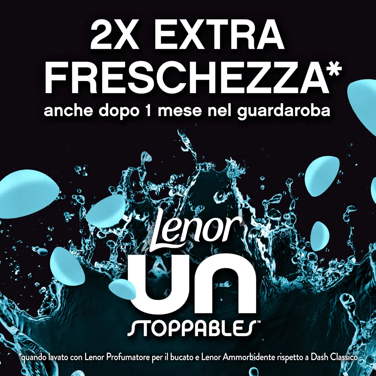 Lenor Profumatore Bucato Lavatrice, Perle Profumate, Unstoppables Fresh, Formato 6 x 150g, Intensificatore Di Profumo