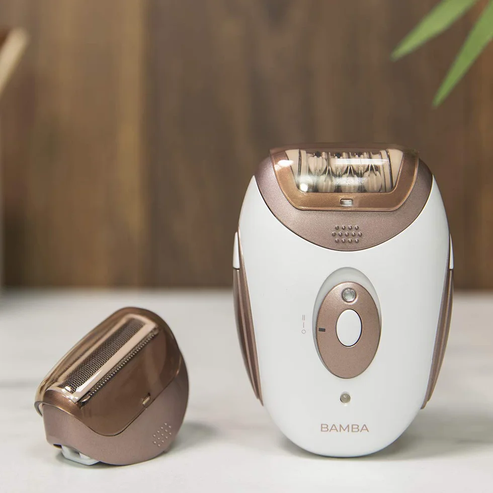 Cecotec Depilatore di avviamento wireless SkinCare Depil-action. Batteria al Litio, Autonomia 40 Mins, Waterproof, Testine intercambiabili, 2 Impostazioni di velocità, Modalità con cavo