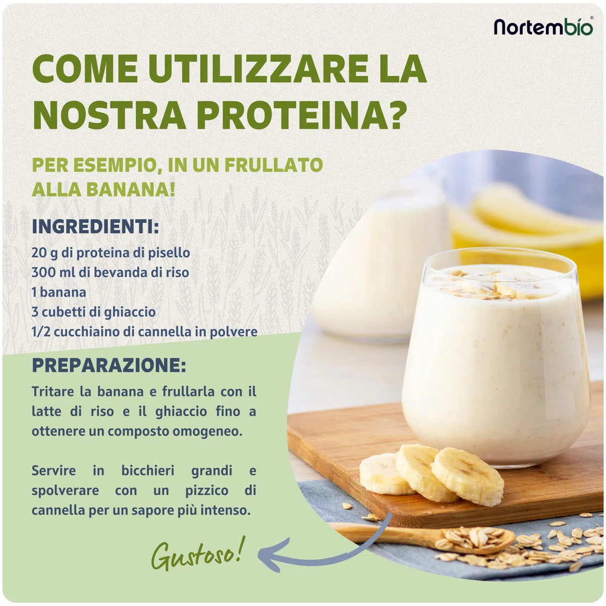 Nortembio Proteina di Piselli ISO 350 g Biologica. Senza Sapore. Origine 100% Naturale. Proteina Isolata per Vegani. Isolato Proteico di Piselli. In Polvere. Senza Zuccheri, OGM, Glutine.