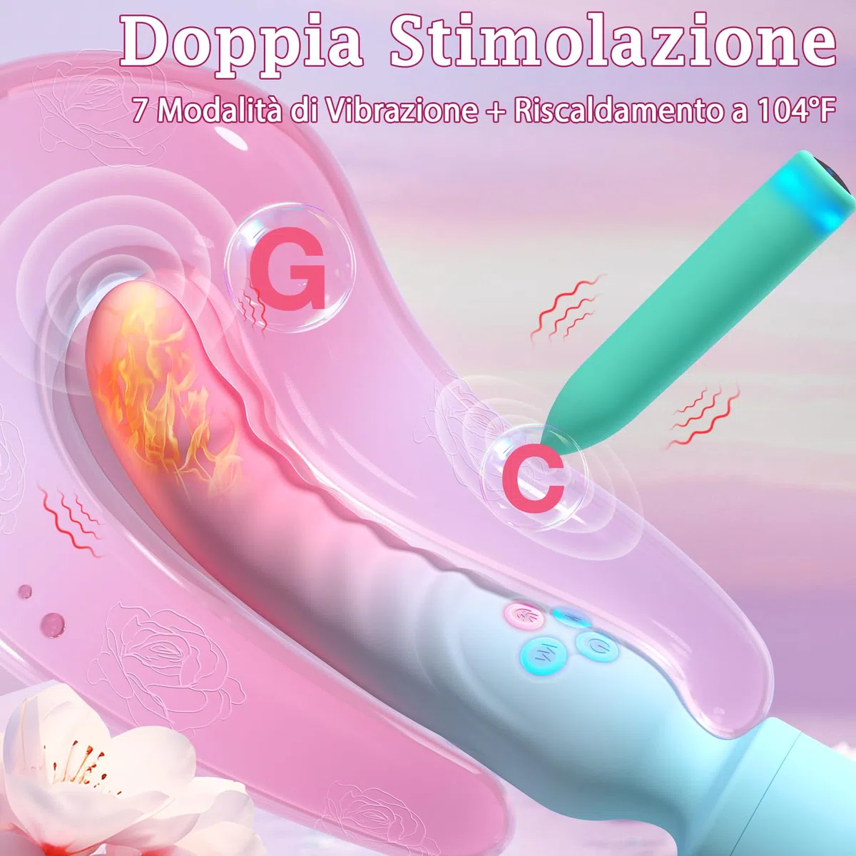 Sex Toýs Vibratori Female Plug - Sextoyse Dildo per donne e uomini Stimolatore anale Stimolatore clitorideo anale Giocattolo sessuale per adulti con 7 + 10 modalità di vibrazione, vibratore Bullet