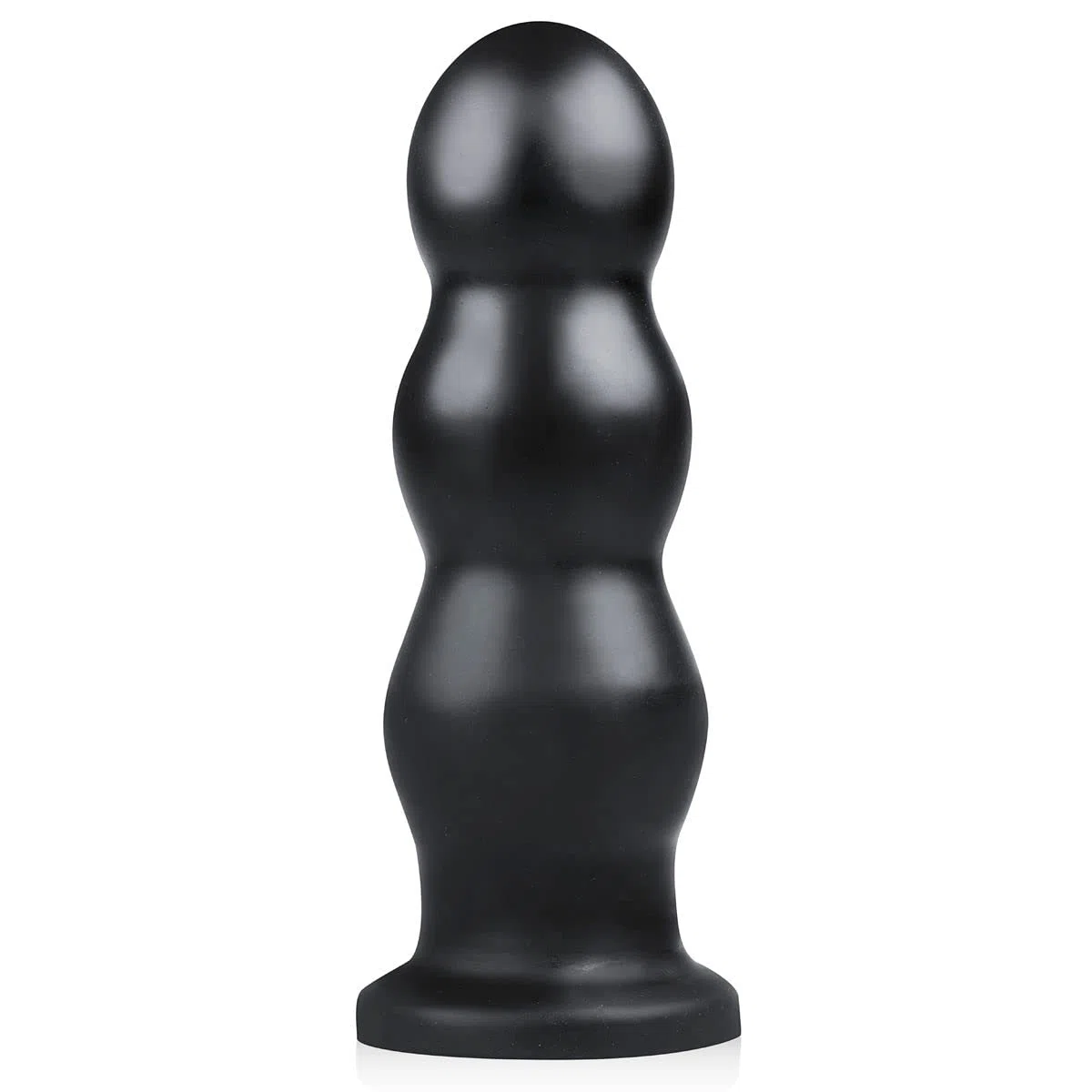 BUTTR Tactical III Buttplug (Ø 5.3-8.3 cm) Con un sensazionale design ondulato a tre punte e ampia base piatta, enorme spina anale XXL per l'utente esperto, liscia, flessibile, bolla, unisex