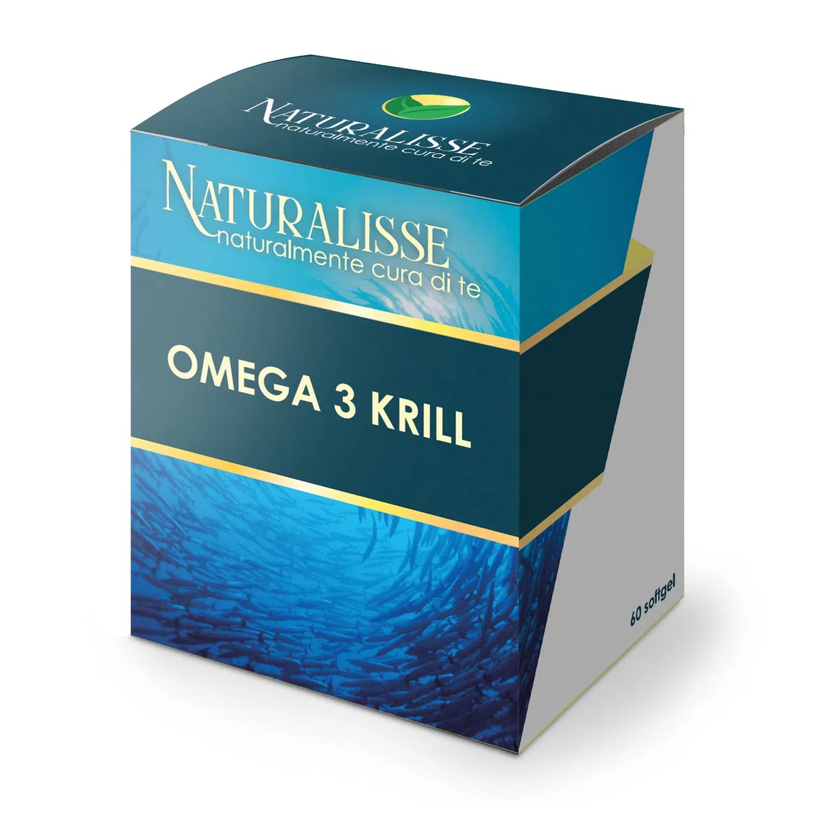 Naturalisse Integratore Omega 3 Krill - 60 Compresse | Integratore Alimentare