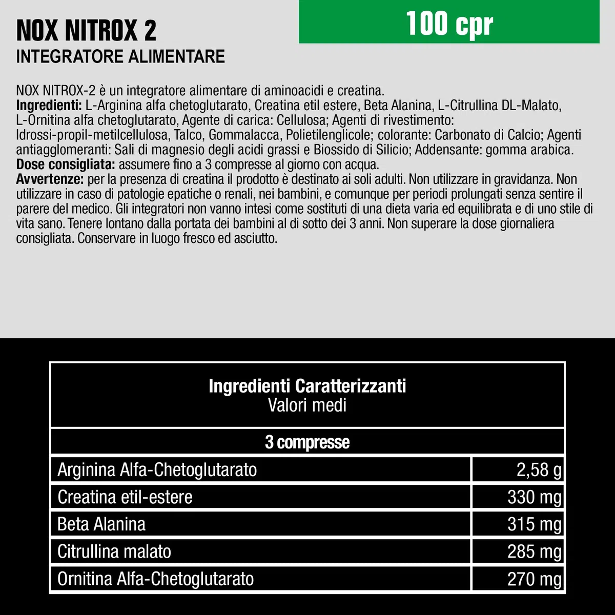 Anderson® Nox-nitrox-2 100 Cpr