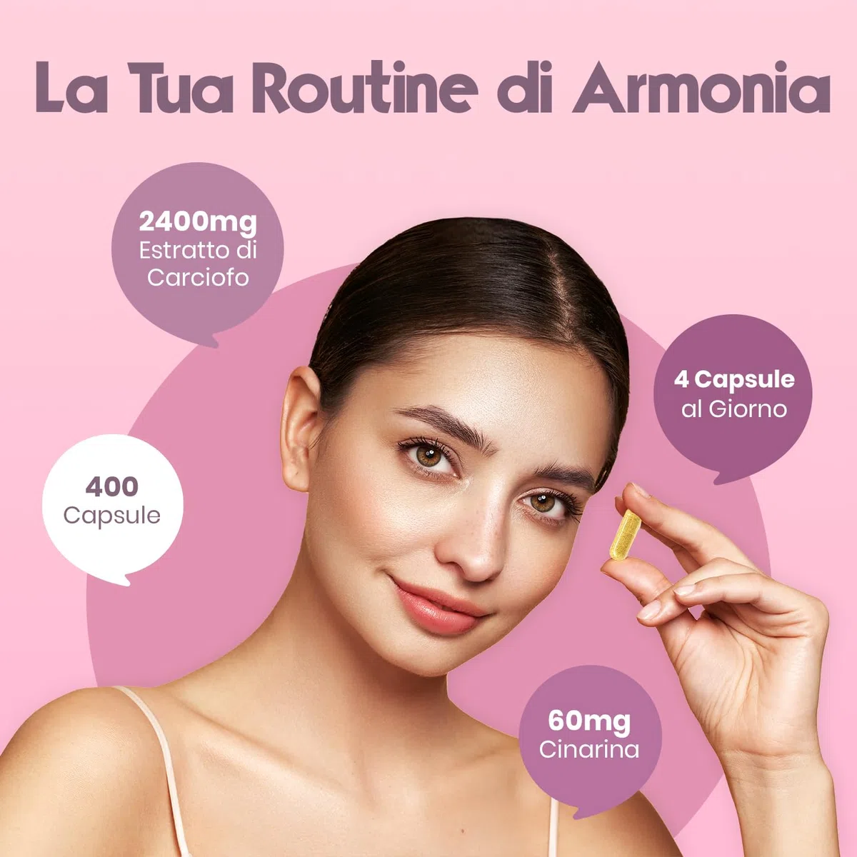 Estratto di Carciofo 2,5% Cinarina – 400 Capsule – 2.400 mg per Porzione Giornaliera – Vegano & Prodotto in Germania - Carciofo Integratore