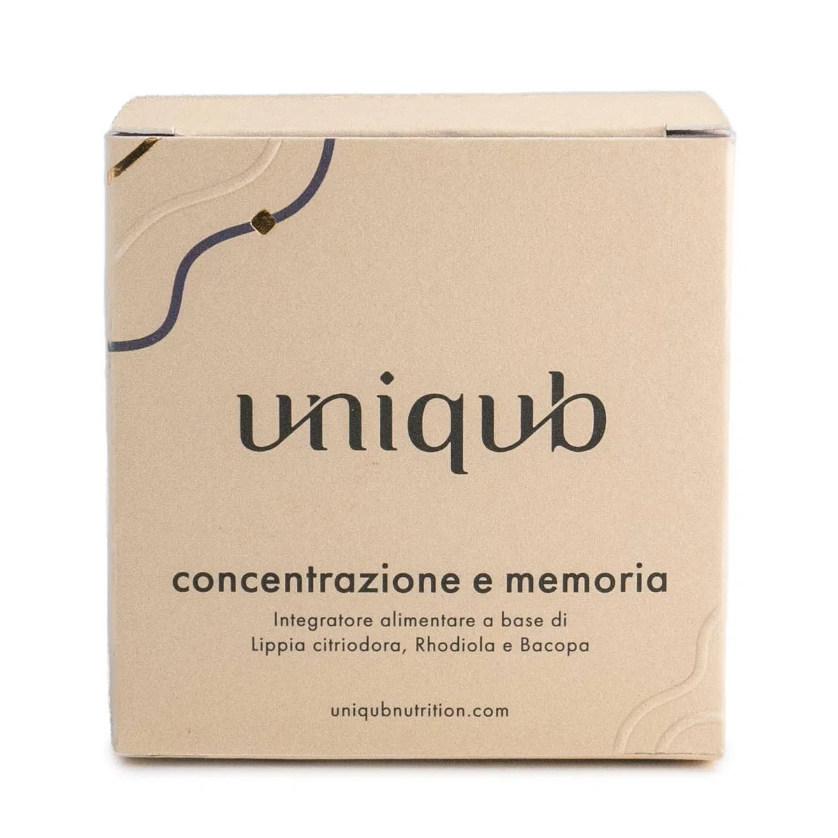 Integratore Concentrazione e Memoria Migliora l'umore Con Rhodiola Rosea Bacopa Monnieri Lippia Citriodora 60 capsule Vegetali 100% Naturale Uniqub
