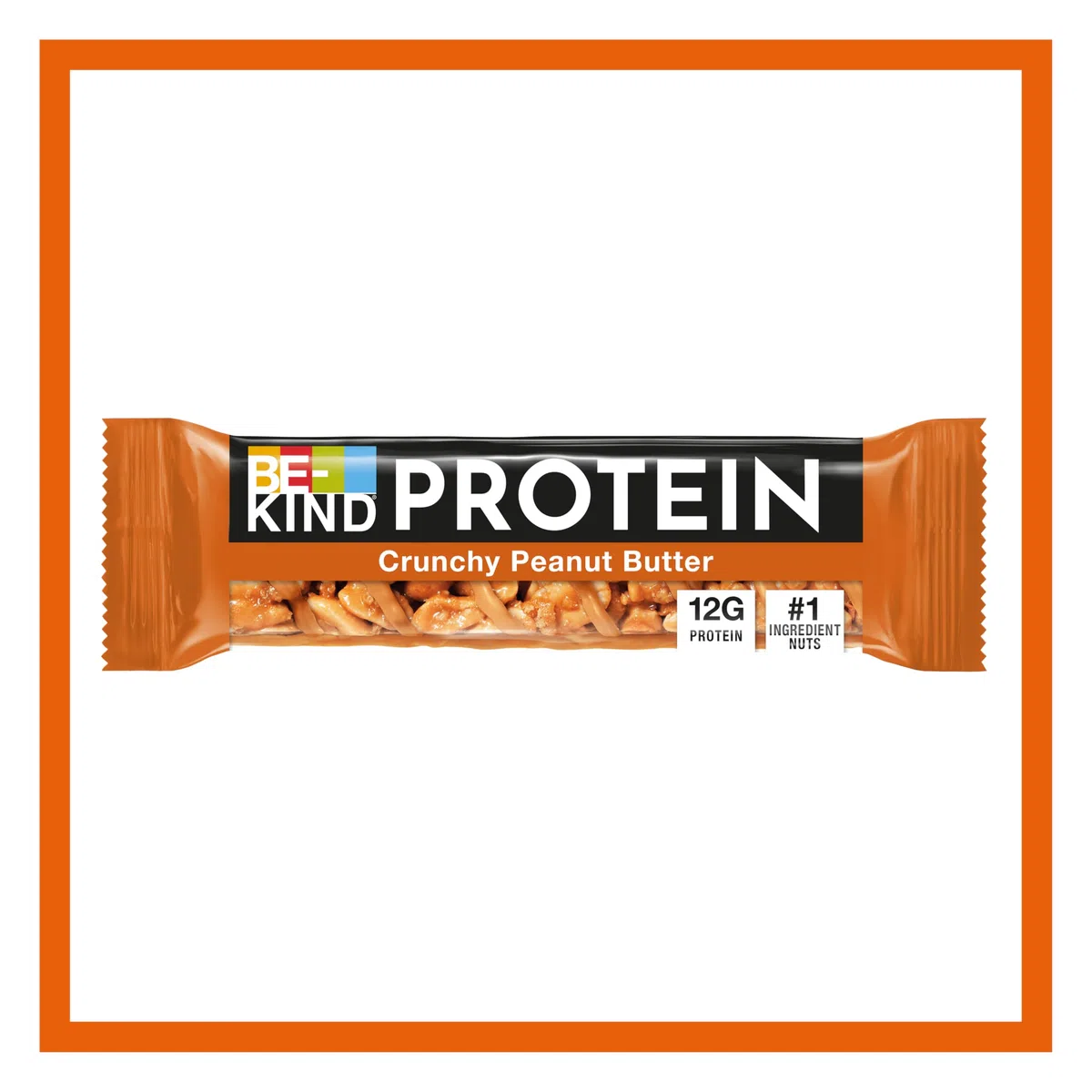 BE-KIND Protein Barretta Proteica al Burro di Arachidi, Snack Proteico Senza Glutine, 12 gr di Proteine, 1 Confezione x 12 Barrette da 50 g (600 g)