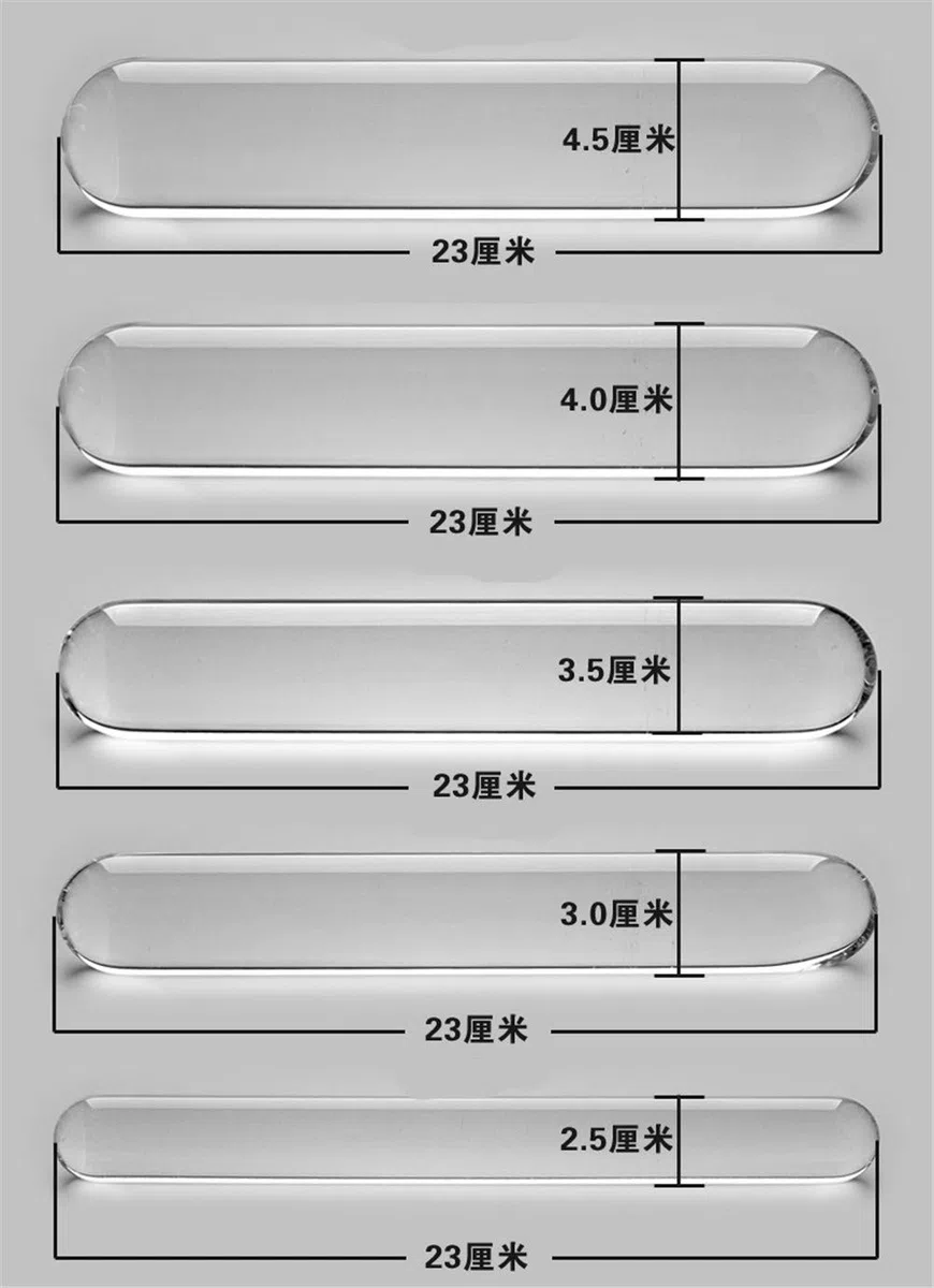 Dildo anale in vetro, lunghezza 23 cm, diametro 5 cm