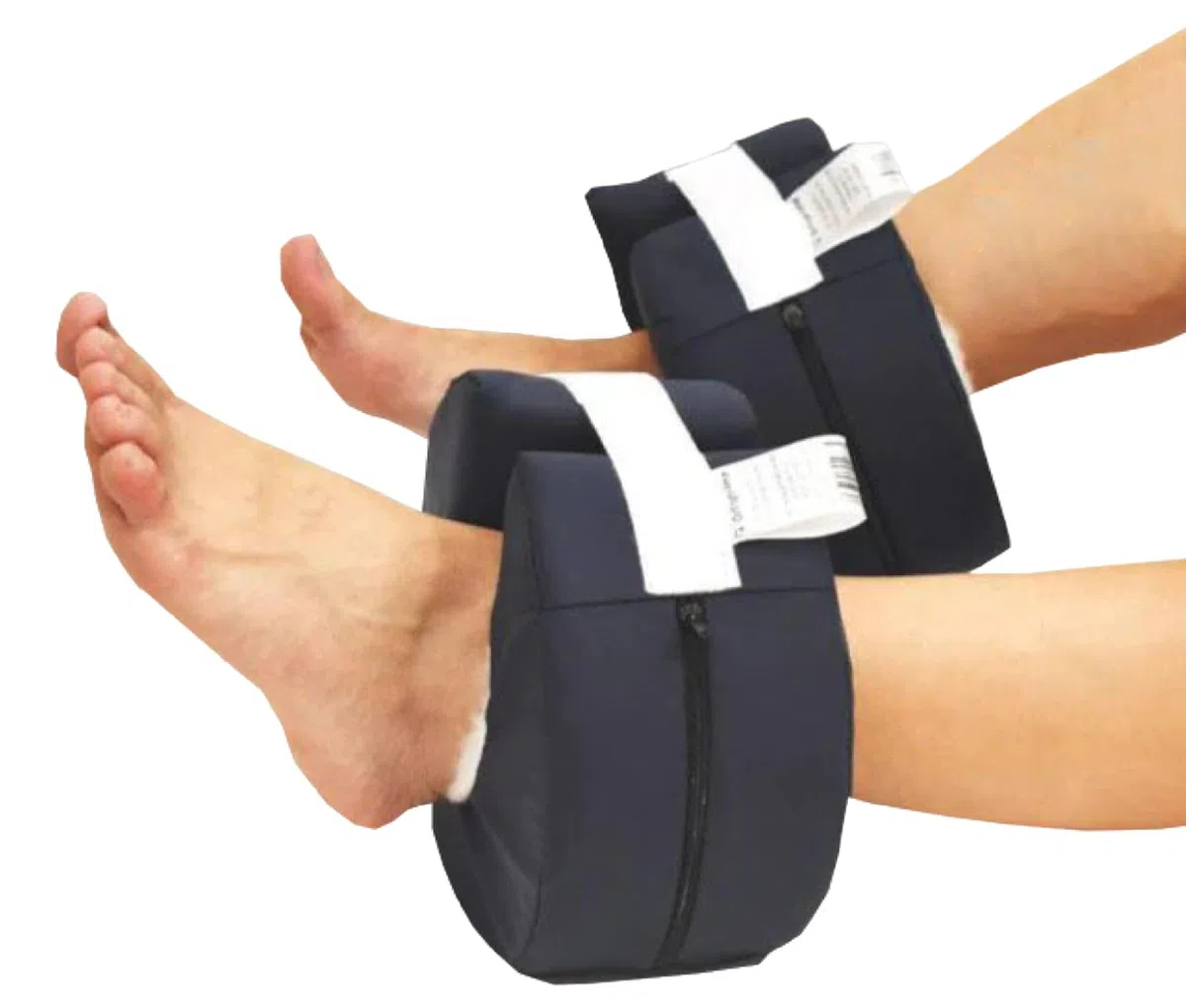 OrtoPrime 2 Talloniere Antidecubito da Letto - Protezione per Tallone - Cuscini Antidecubito - Talloniera Antidecubito Rotonda Regolabile - Talloniere Antidecubito per Anziani e Disabili