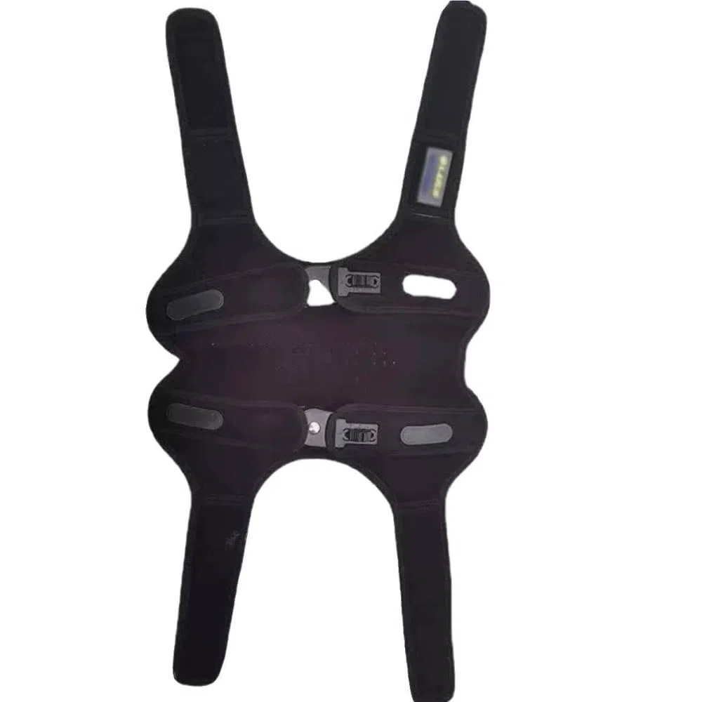 Supporto for ginocchio Exoskeleton Booster - Protezione articolare for corsa e camminata negli anziani(Black,L(60-80KG))