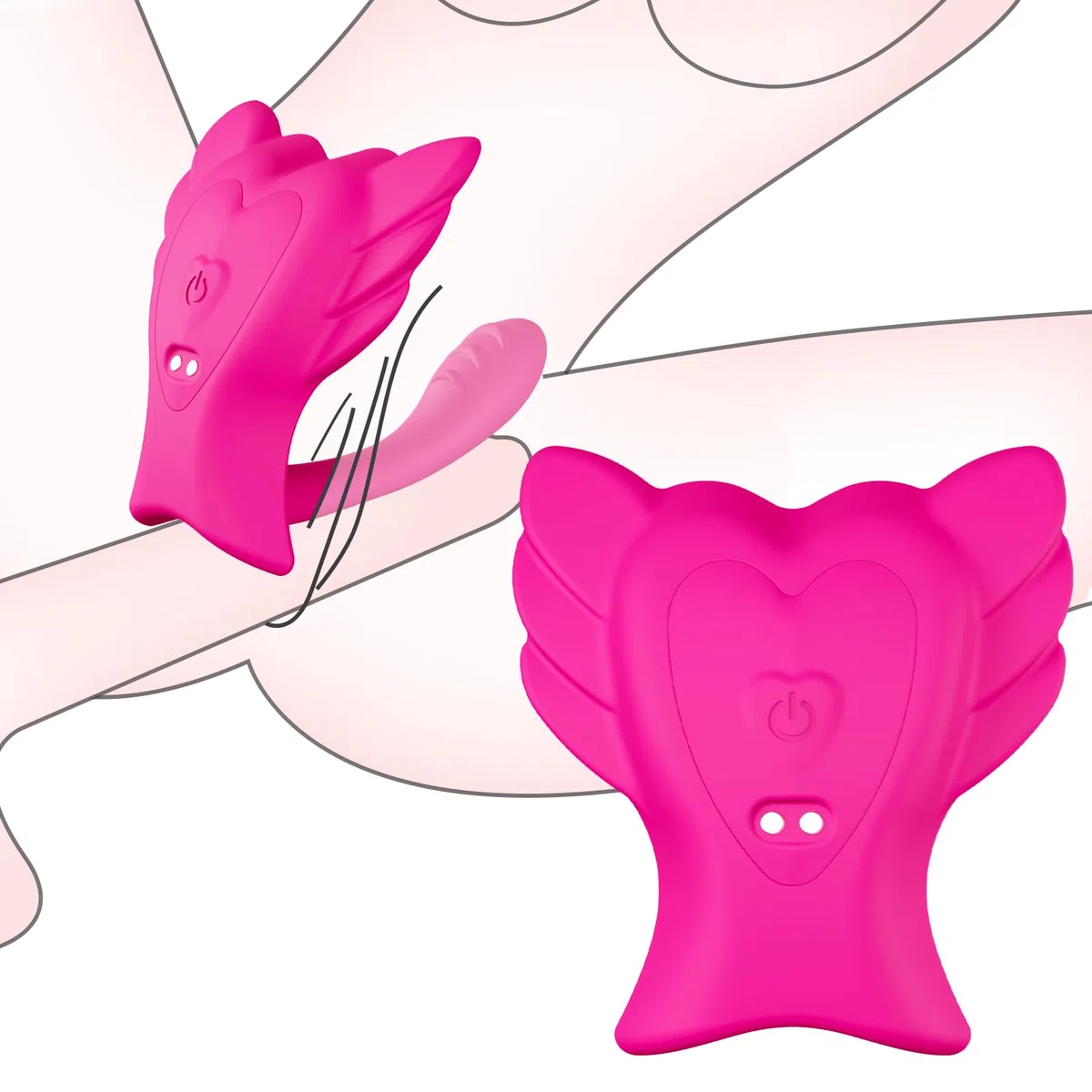 Wearable Vibrator for Women with App & Remote Control, Dual Motor Panty Vibrator, Waterproof Rechargeable Personal Massager, Quiet Wearable Design
