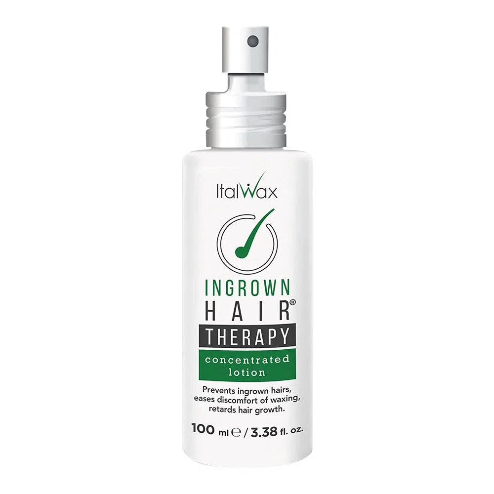Italwax Lozione Spray Trattamento peli incarniti - 100ml - Previene la comparsa di peli sottopelle dopo la depilazione di zone estese come gambe, braccia petto e schiena