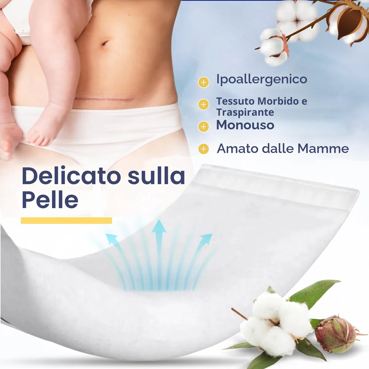 First Days Maternity - impacchi freddi perineali (8), attivazione istantanea, completamente assorbente, perfetto per ospedale o borsa del lavoro, sollievo dal dolore senza droghe dopo la nascita