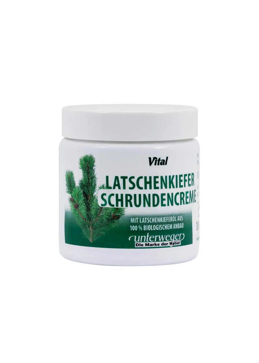 Unterweger Crema per piedi screpolati di pino montano 100 ml con puro olio di pino tirolese