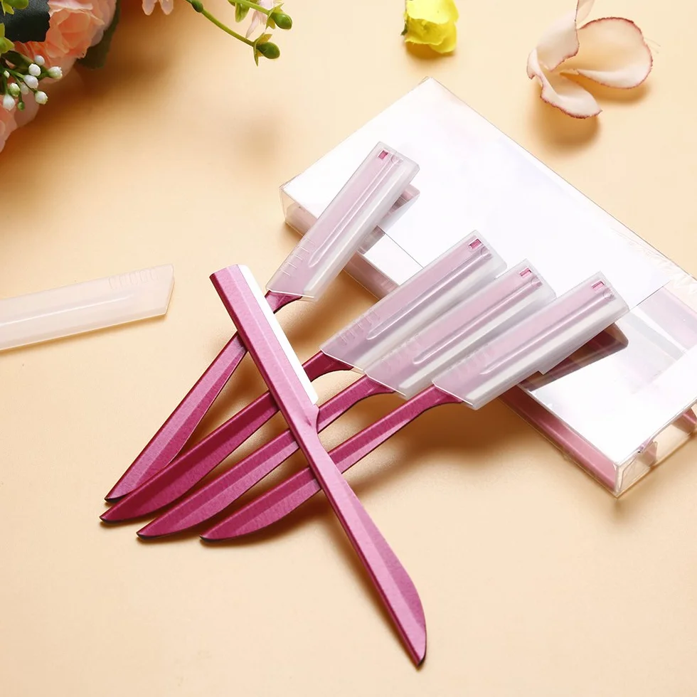 Miss Gorgeous sopracciglio rasoio occhi strumenti di riparazione rimozione dei capelli facciali sopracciglia trimmer donna trimmer Grooming rasatura 10PCS