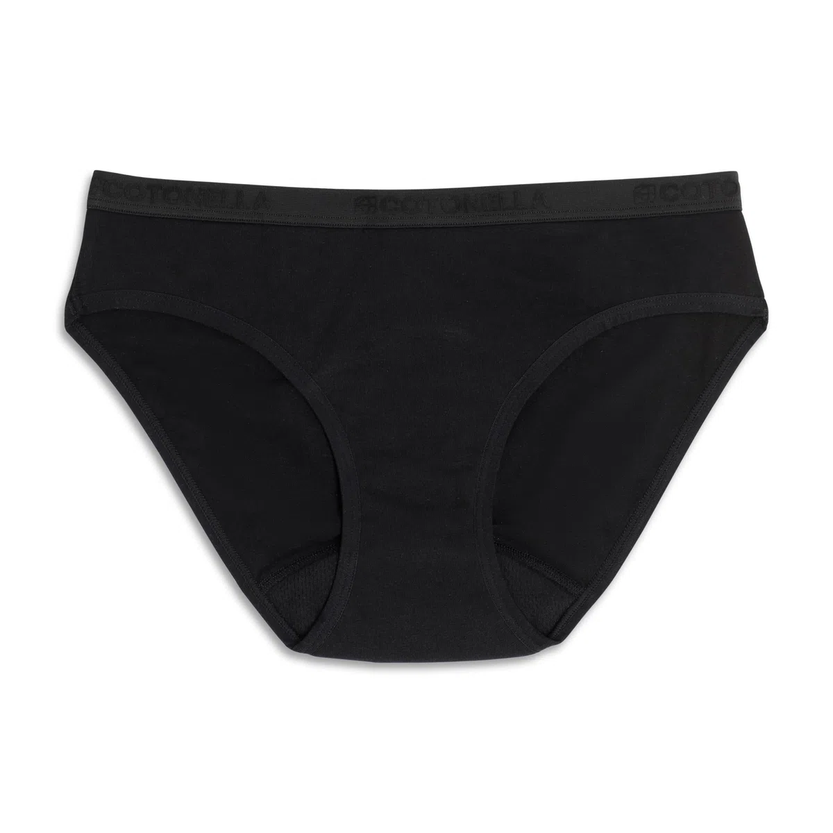 Cotonella, Slip assorbente FloWear in Morbido Cotone bielastico, Con Tassello Antibatterico Lavabile e Riutilizzabile, adatto per Flusso moderato - Conf. da 2 pezzi - art. ADB62K2