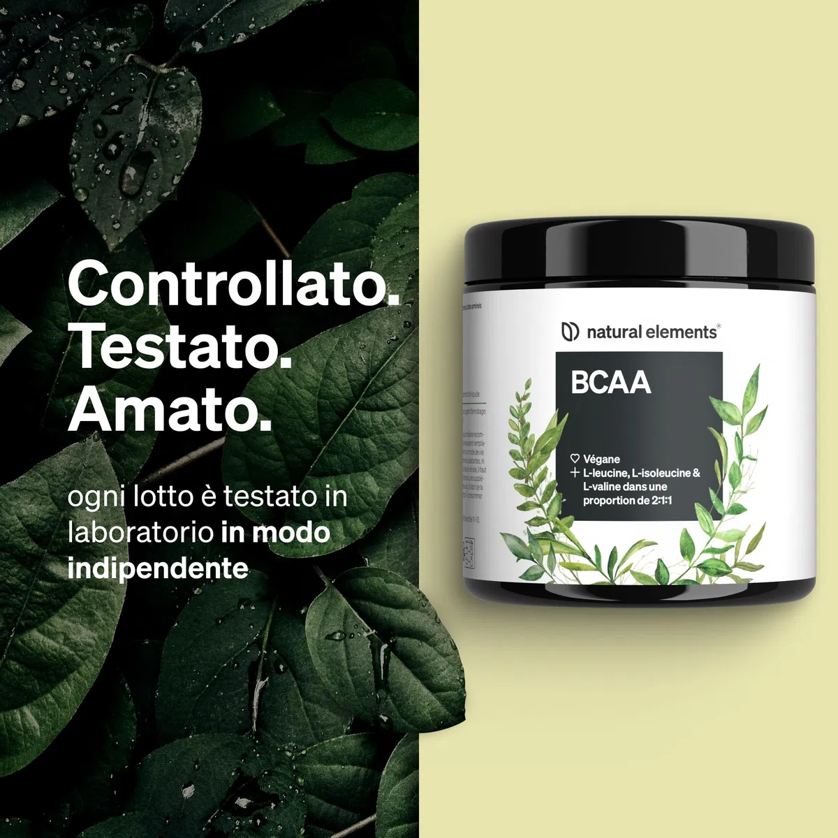 BCAA – 360 capsule in piccolo formato – amminoacidi essenziali leucina, isoleucina e valina – vegano, ad alto dosaggio, senza additivi – aminoacidi ramificati – testato in laboratorio