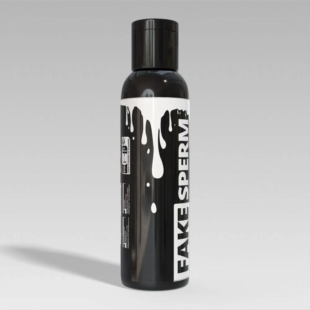 Lubrificante Finto Liquido Artificiale 250 ml Fake Sperm, Lubrificante bianco, Uso intimo Vaginale e Anale
