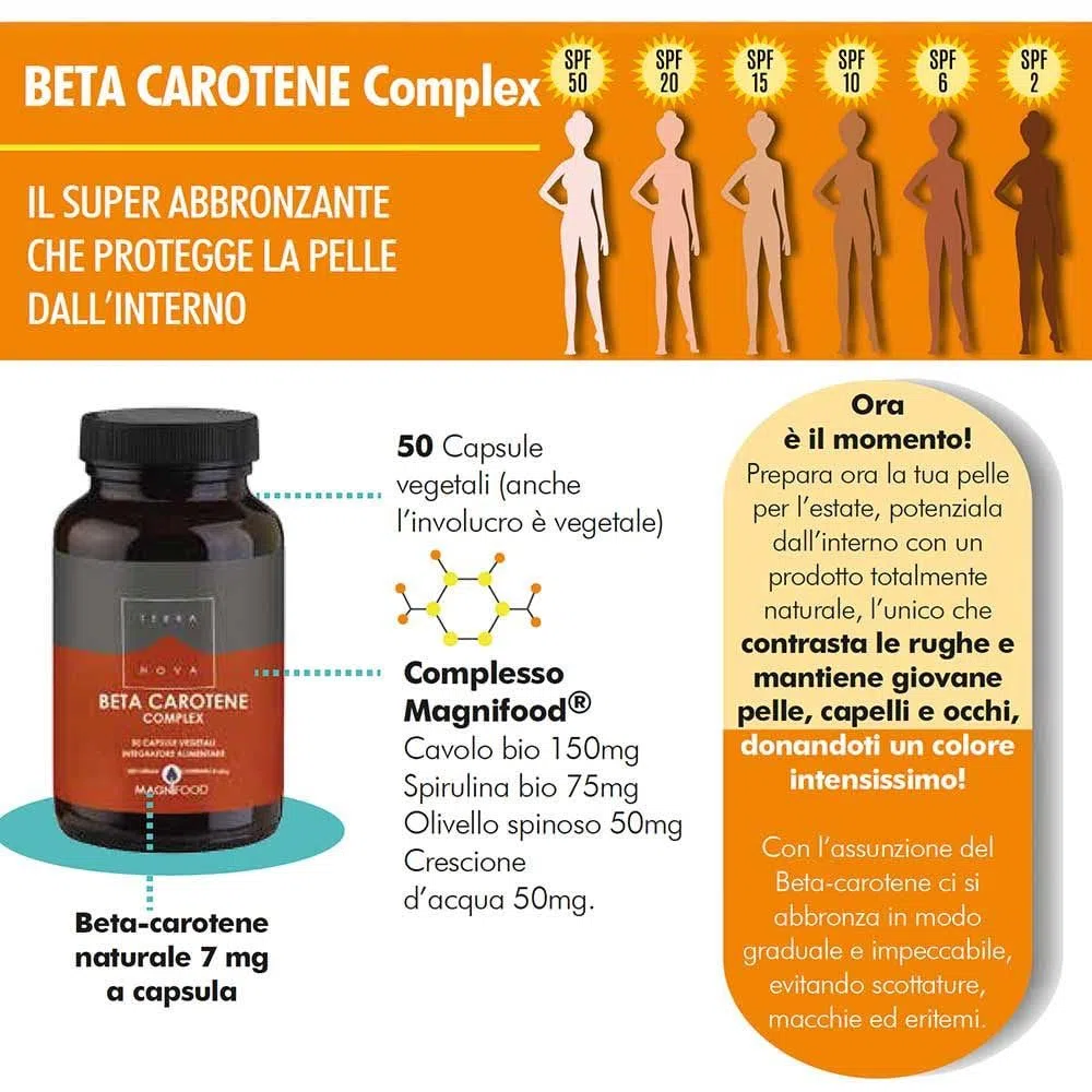 Beta Carotene Complex 50 CSP 2 PEZZI CONFEZIONE RISPARMIO