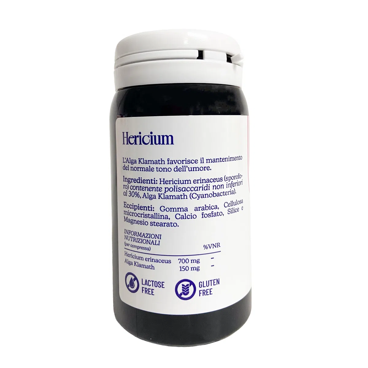 HERING PROLAC Hericium Integratore Alimentare con Alga Klamath, 90 Compresse da 1g