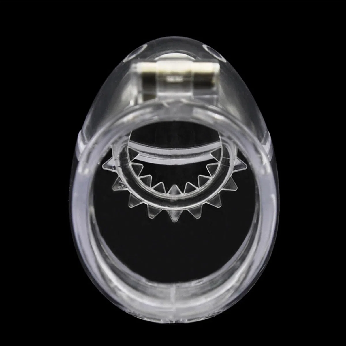 Cintura di castità per uomo, Bondage completo Gabbia per pene Extreme Cb6000 Gabbia di castità tipo uovo PC Gabbia di castità trasparente Gabbia per cuoco Gabbia di castità(Dornig,52mm)