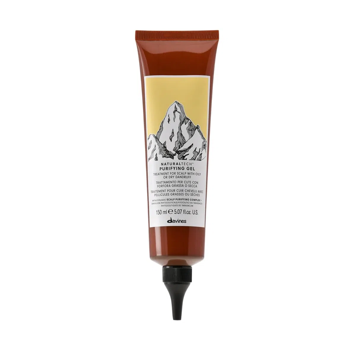 DAVINES Naturaltech Purifying Gel 150 Ml per la beauty routine quotidiana, per benessere e cura quotidiana, 150 ml, cod. 881-82099