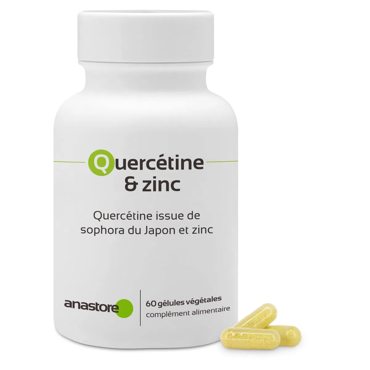 Quercetina e zinco * 100 mg / 60 capsule * Quercetina di origine naurale dalla pianta sofora del Giappone
