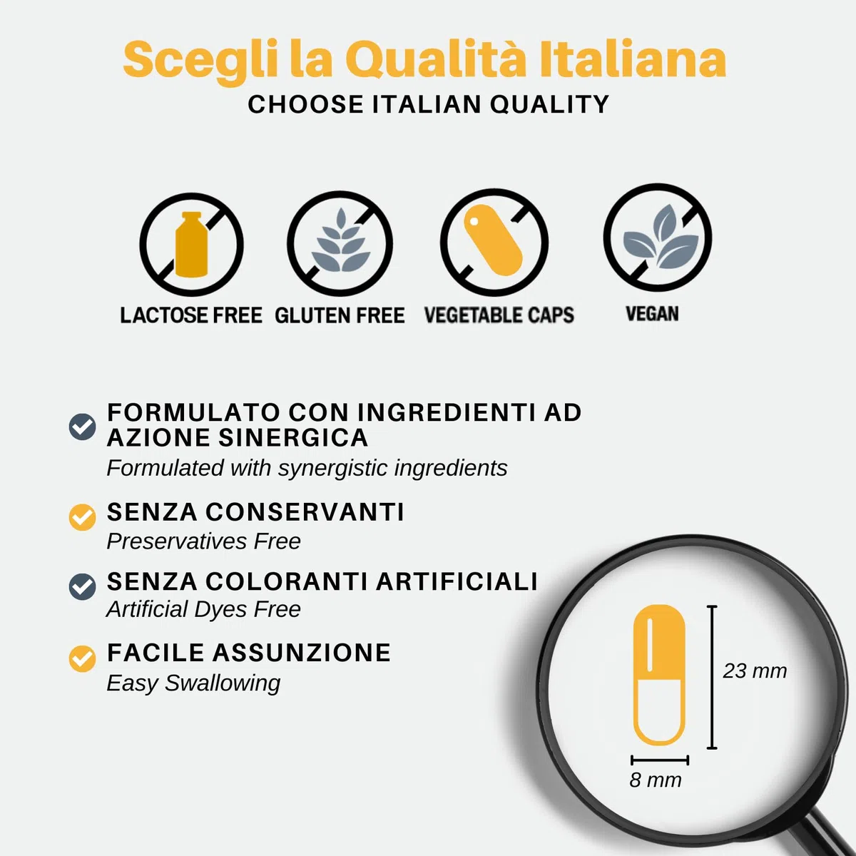Tricolic NoGrey Lycomplex | Integratore Antigrigio e Antietà per Capelli | Sostiene la Naturale Colorazione dei Capelli | Con NMN, Resveratrolo, Rame e Biotina | 60 Capsule Vegetali