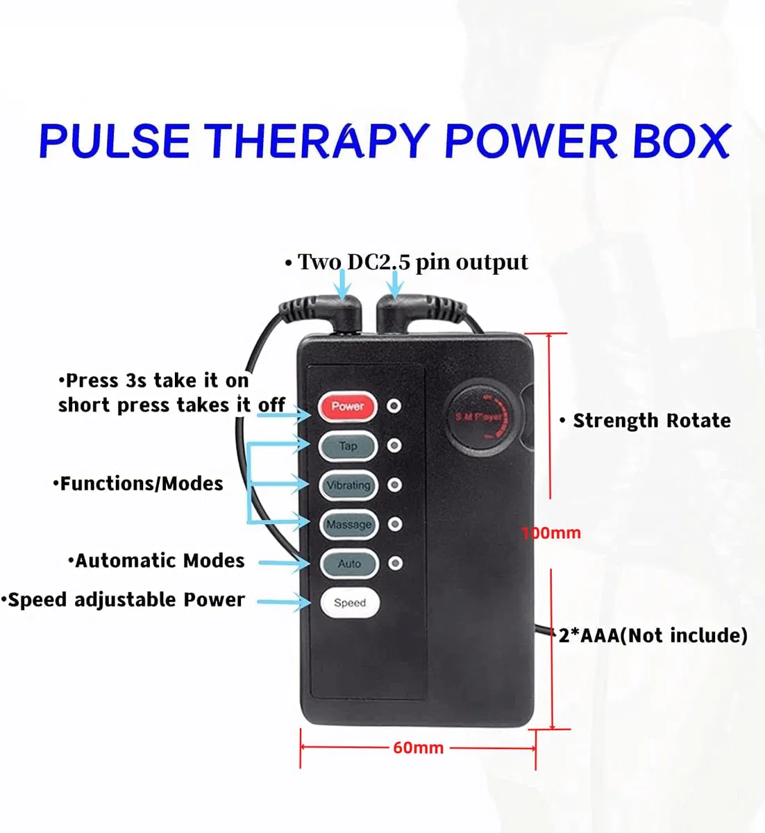 Elettrostimolazione Pinze Capezzoli Shock Elettrico Plug Anale-Dilatatore | Massaggiatore Prostatico Elettrostimolazione Host elettrico a doppia uscita SM Adulti Sex Toys per Donne Uomini e Coppie