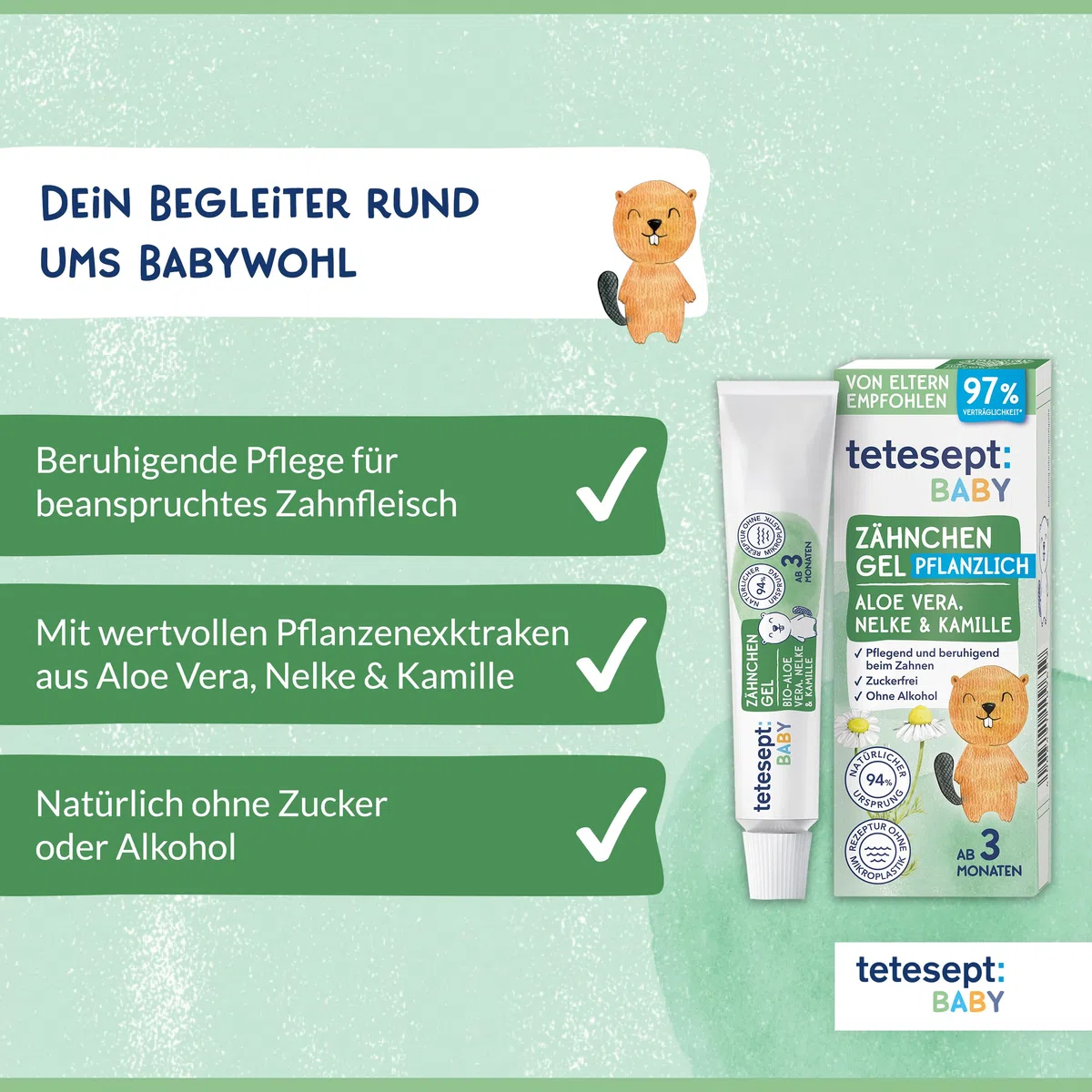 tetesept Baby Zähnchen Gel vegetale 10 ml