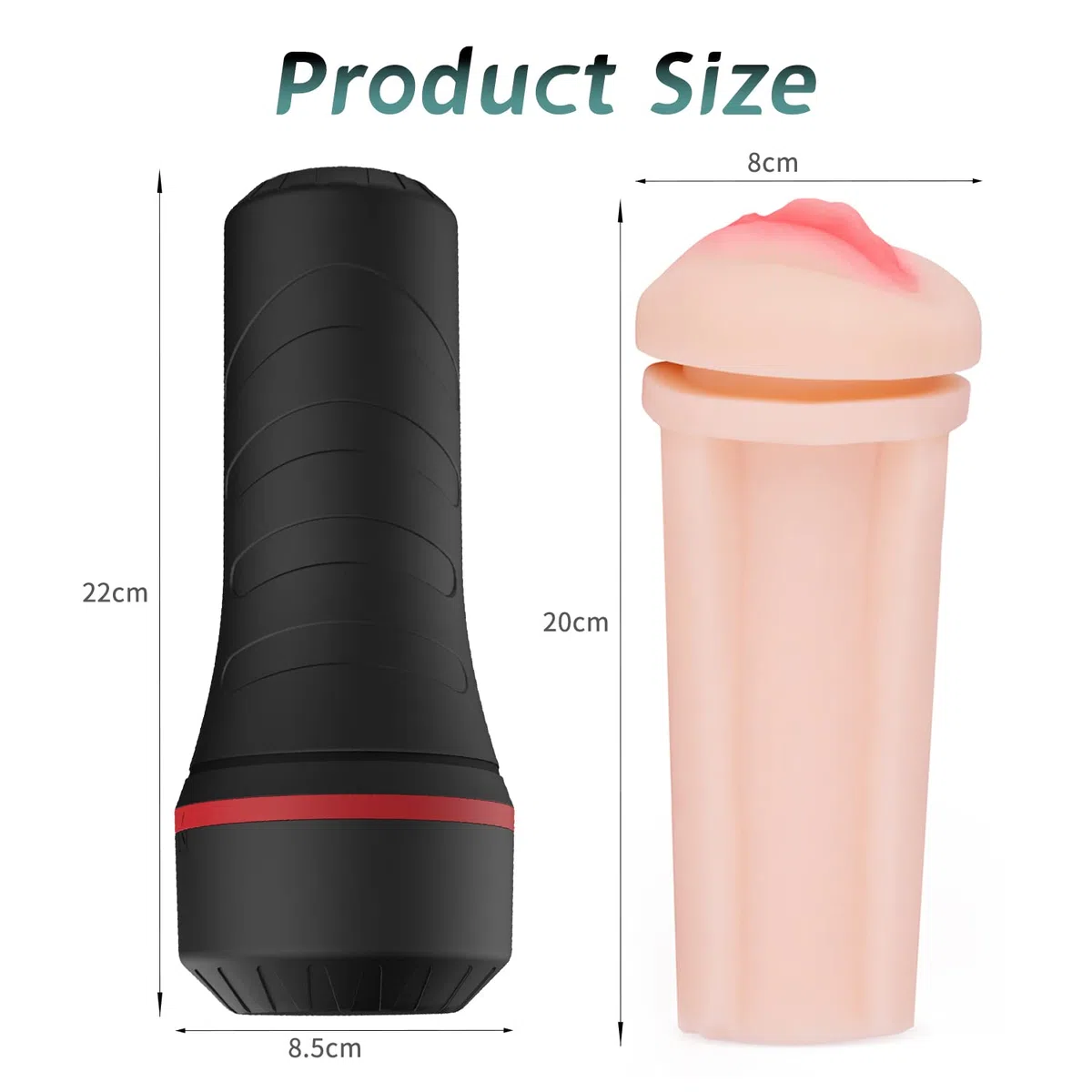 Masturbtore Uomo Automatico Realistico con Aspirazione Masturbtore per Uomini Sex Toys Masturbatore Uomo Sexy Shop Hot Oggetti Masturbatore Maschile Masturazione Realistico Uomo… (Nero)
