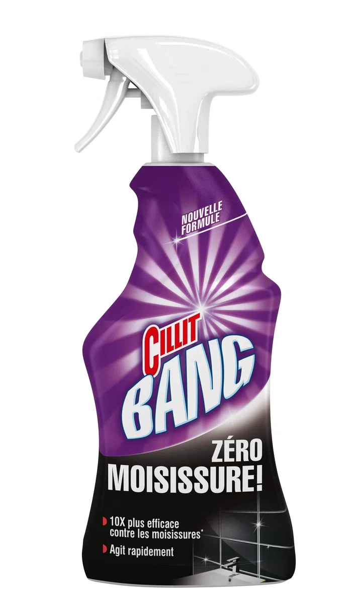 CILLIT - Set di 2 pistole detergente potente anti-muffa, 750 ml