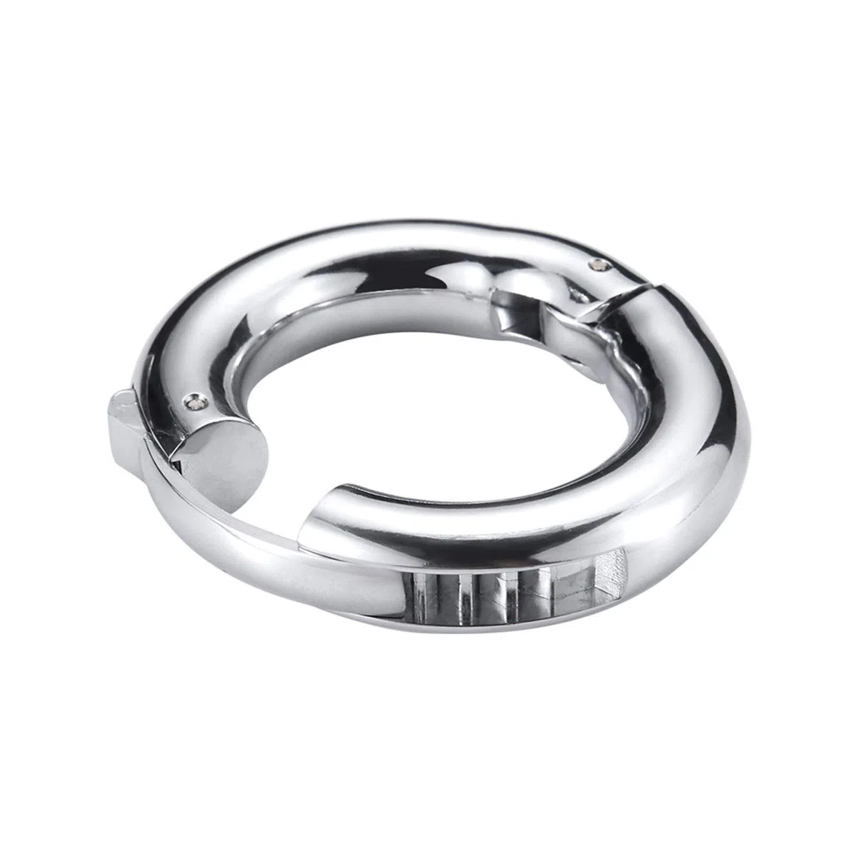 SeLgurFos Anelli del testicolo per gli uomini, diametro regolabile dell'anello del pene 30-40mm, materiale in lega di zinco Anello di ritardo del peso Anello maschile Giocattoli del sesso (small)