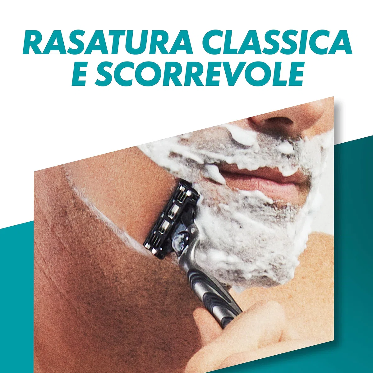 Gillette Mach3 LAMETTE DA BARBA e CREMA BARBA UOMO, 14 RICAMBI (da 3 Lame), Microaletta Protettiva, Ottimo Scorrimento con STRISCIA LUBRIFICANTE, Fino a 15 RASATURE con 1 LAMETTA