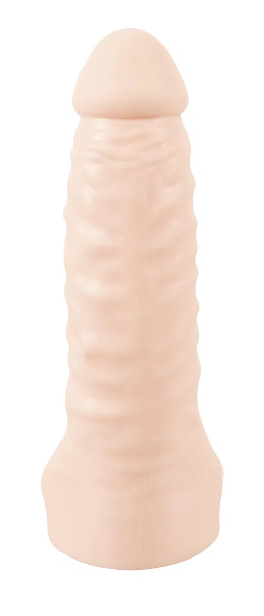 Double Fucker Vibratore Colore Della Pelle Chiaro 18 cm
