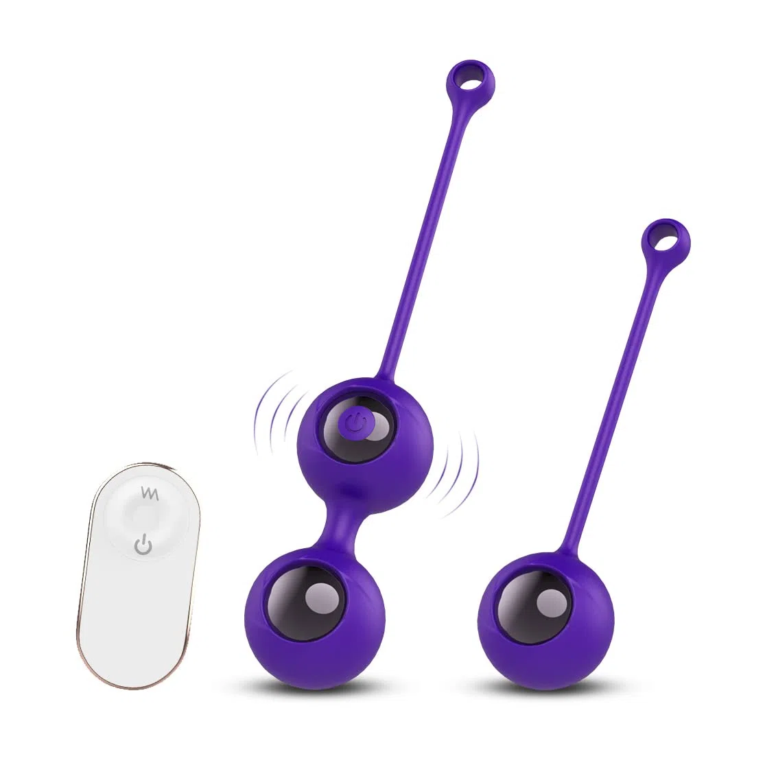 9 Modalità di Màssaggio con Telecomando Silicone Kēgēl Bàll 2 in 1 Palline Per il Pelvico Palline per Donna,USB Ricaricabile,Impermeabile,para Controllo della Vescica ed Esercizi del Pavimento Pelvico