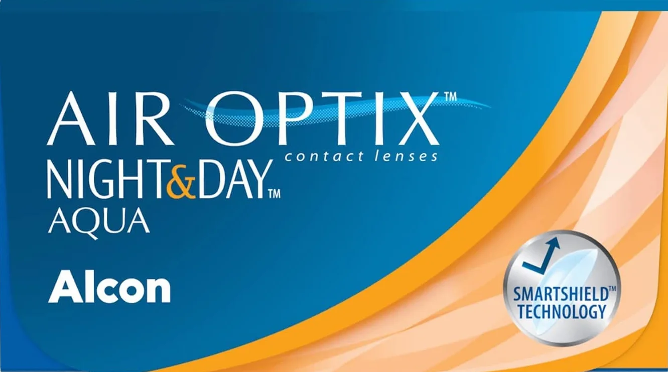 Air Optix Night & Day Aqua lenti a contatto mensili | 6 lenti | BC 8.4 mm | DIA 13.8 mm | -01.50 diottrie