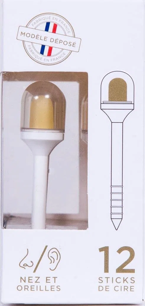 TEE WAX - 12 Stick di cera Pronti all’Uso - Epilazione Naso e Orecchie - Indolori - Cera di Pino al 100% di Origine Naturale - Per Uomo e Donna